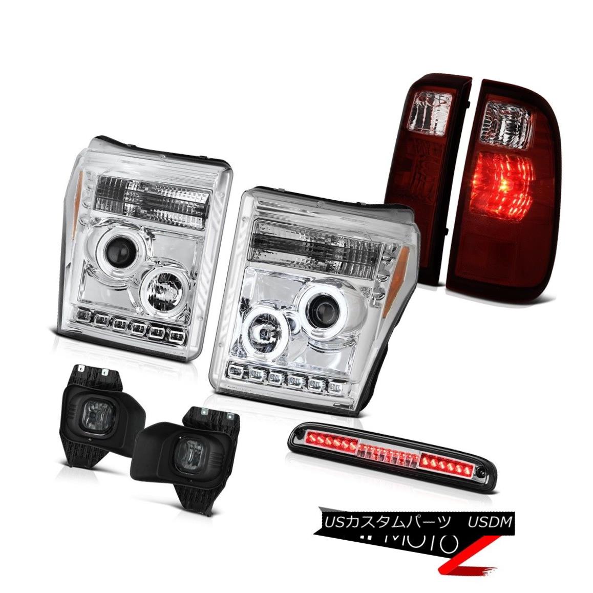 テールライト 11-16 Ford F-350 Roof Cab Lamp Smoked Foglamps Parking Brake Lights Headlamps 11-16フォードF-350ルーフキャブ・ランプスモーク・フォグランプパーキングブレーキライトヘッドランプ 【並行輸入品】｜カスタムパーツ WORLD倉庫