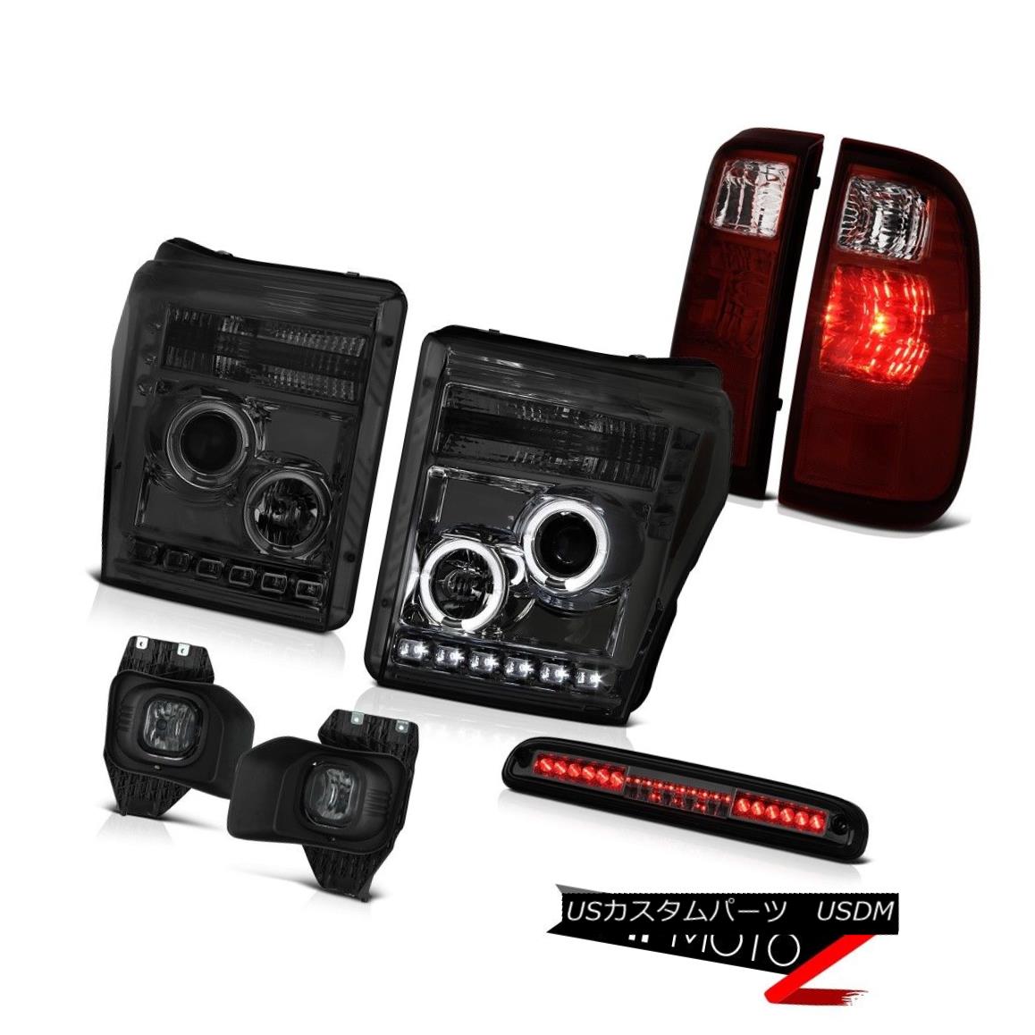 テールライト 11-16 Ford F-250 Roof Cargo Lamp Foglamps Rosso Burgundy Tail Lamps Headlamps 11-16 Ford F-250ルーフカーゴランプフォグランプロッソバーガンディテールランプヘッドランプ 【並行輸入品】