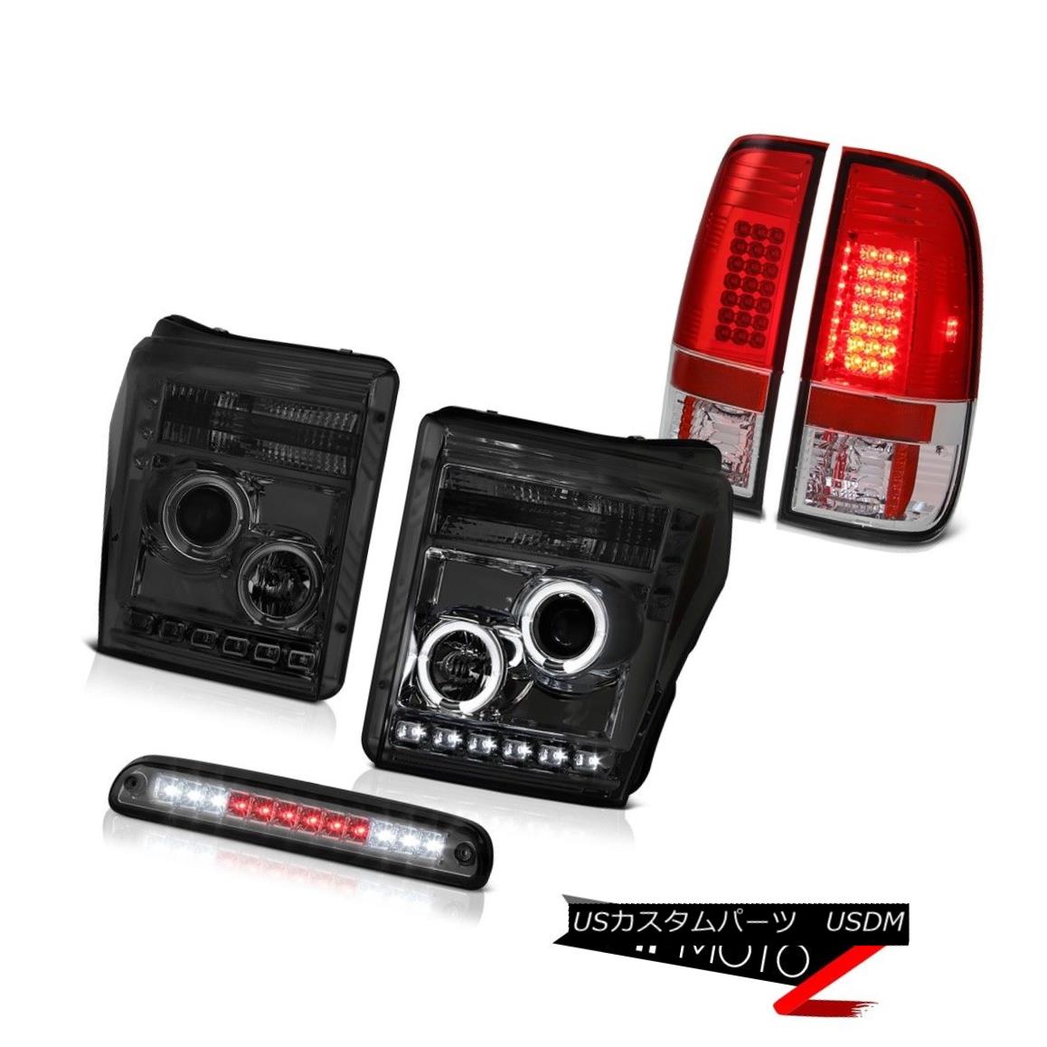 テールライト 2011-2016 Ford F250 F350 Graphite Smoke 3RD Brake Light Taillights Headlamps 2011-2016フォードF250 F350グラファイトスモーク3RDブレーキライトテールライトヘッドランプ 【並行輸入品】|カスタムパーツ WORLD倉庫