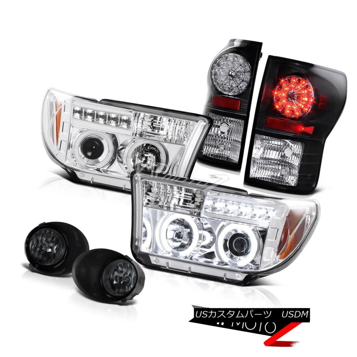 テールライト CCFL Halo Projector Headlight+Led Tail Light+Smoke Fog Lamp Toyota Tundra 07-13 CCFLハロープロジェクターヘッドライト+ Ledテールライト+煙霧ランプToyota Tundra 07-13 【並行輸入品】