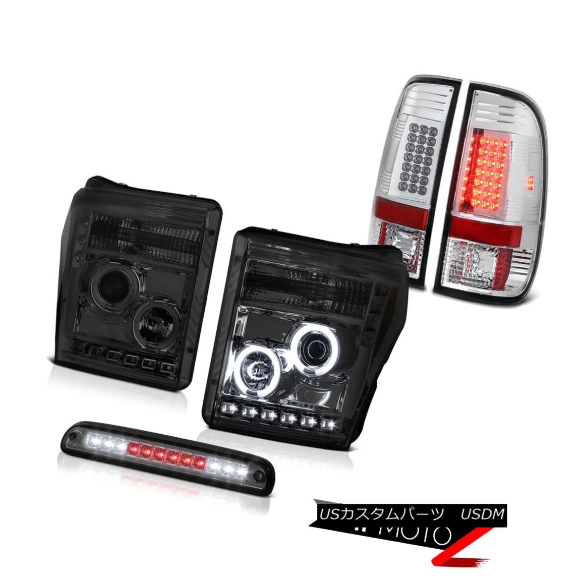 テールライト 2011-2016 F350 Xlt Roof Cab Lamp Sterling Chrome Taillamps Projector Headlamps 2011-2016 F350 Xltルーフキャブランプスターリングクロムタイルランププロジェクターヘッドランプ 【並行輸入品】