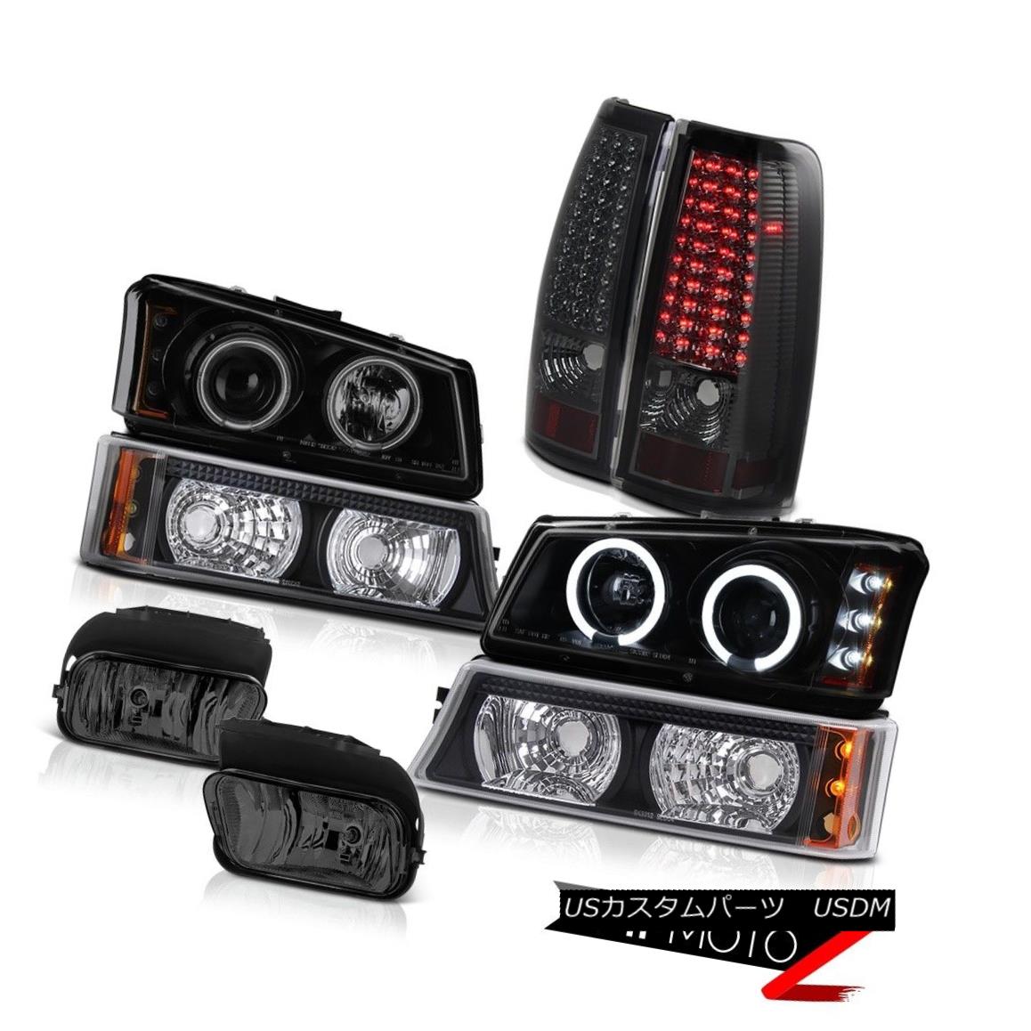 テールライト 03-06 Silverado CCFL Headlight Turn Bumper Smoke Tail Light LED Driving Foglamp 03-06 Silverado CCFLヘッドライトターンバンパー煙テールライトLEDドライビングフォグライト 【並行輸入品】｜カスタムパーツ WORLD倉庫