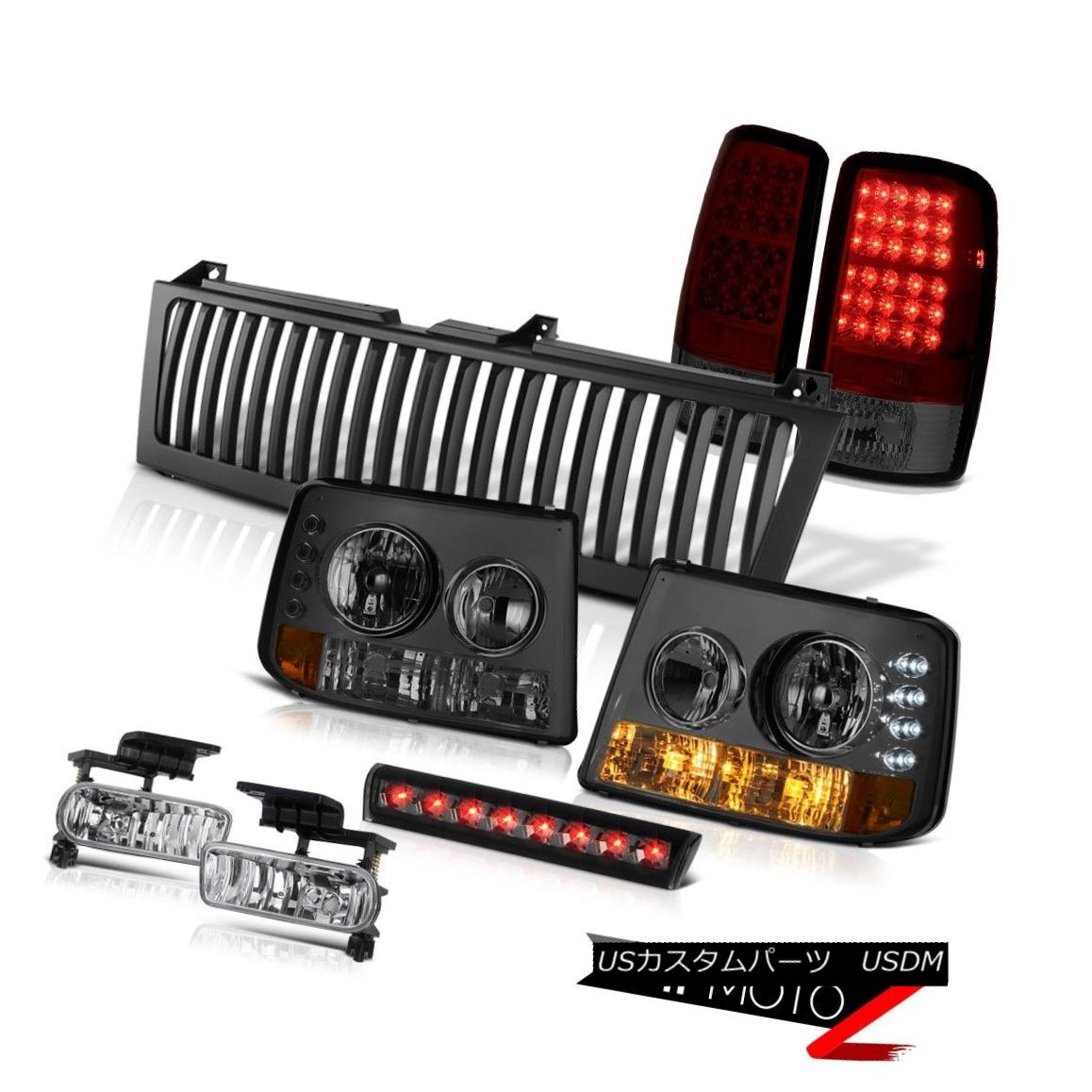 ライト ランプ 値段が激安 Black High Fog Lights Tail Led Brightest Headlights Smoke テール ライト 00 06 Ledテールライトフォグハイブラック00 06郊外5 3l スモークヘッドライトbrightest 5 3l Suburban