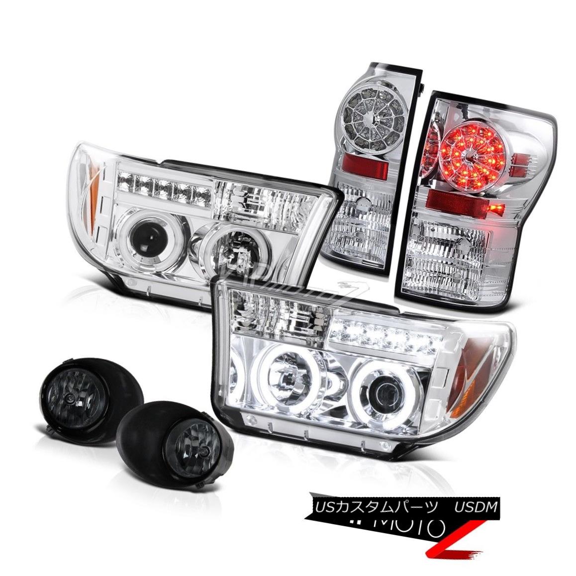 テールライト CCFL Halo Projector Headlight+Led Tail Light+Fog Lamp 07-2013 Toyota Tundra SR5 CCFL Haloプロジェクターヘッドライト+ Ledテールライト+ Fogランプ07-2013 Toyota Tundra SR5 【並行輸入品】|カスタムパーツ WORLD倉庫