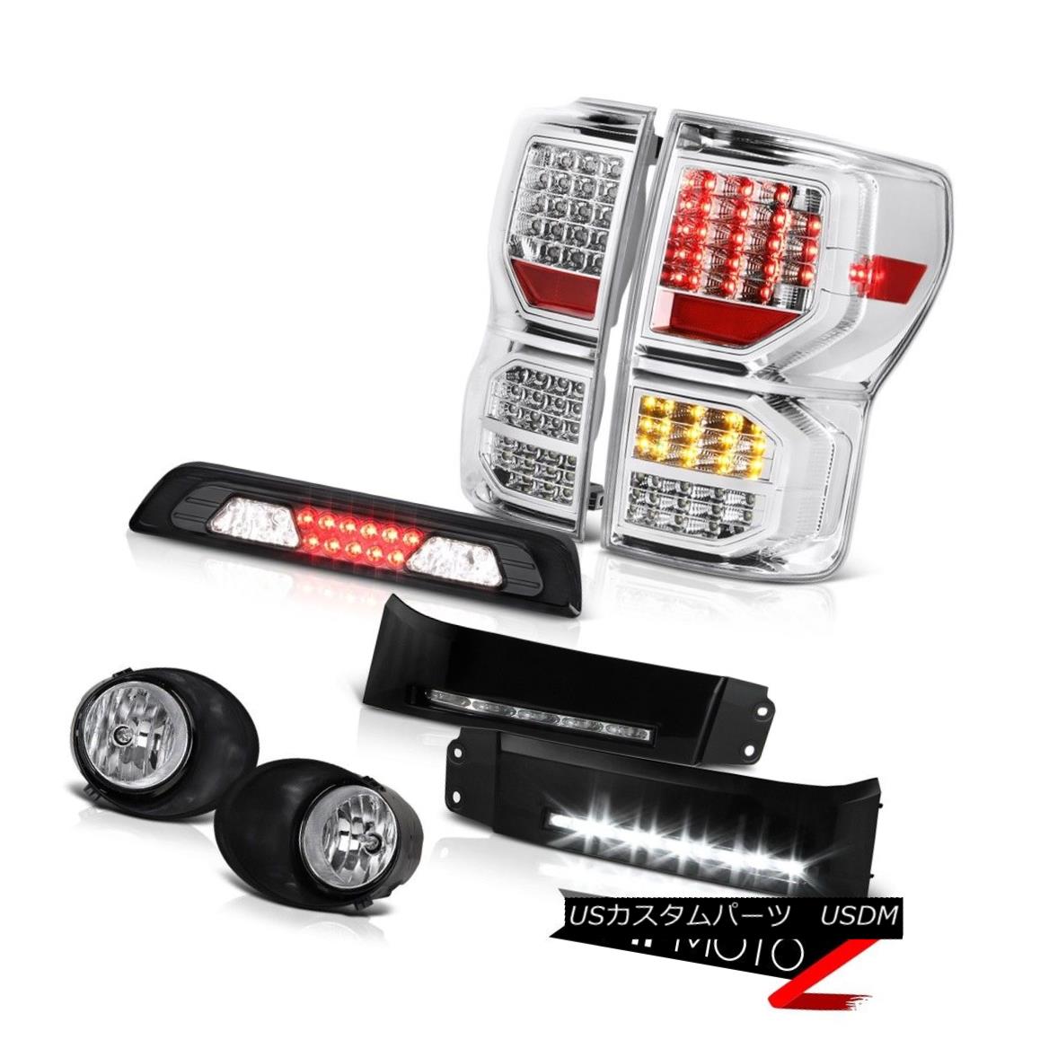 テールライト 2007-2013 Toyota Tundra Platinum Rear Brake Lamps DRL Strip Fog Roof Cab Light 2007-2013トヨタ・トンドラ・プラチナリア・ブレーキ・ランプDRLストリップ・フォグ・ルーフ・キャブ・ライト 【並行輸入品】