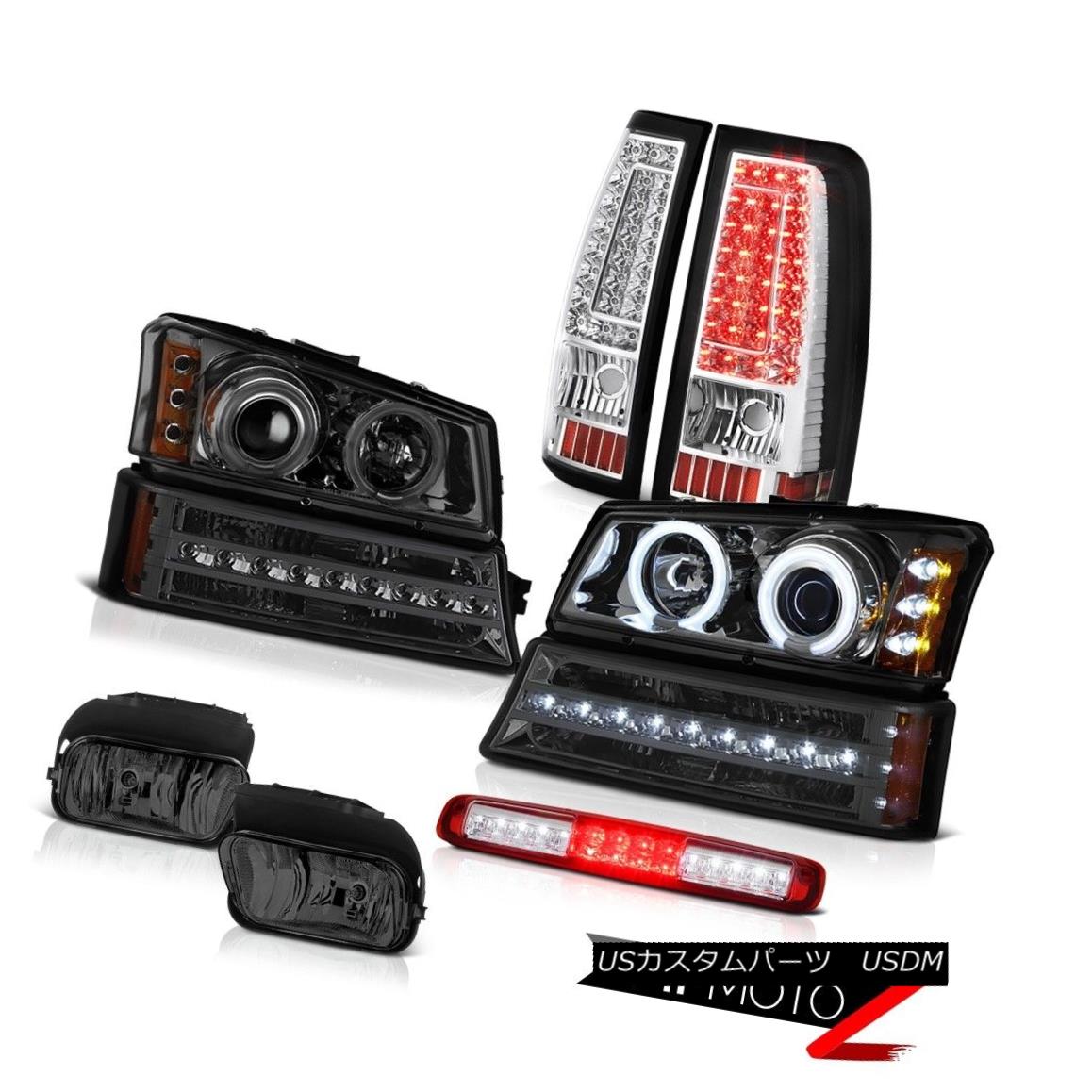 テールライト 03-06 Silverado 3RD Brake Lamp Smoked Fog Lights Parking Signal Light Headlights 03-06 Silverado 3RDブレーキランプスモークフォグライトパーキングライトヘッドライト 【並行輸入品】