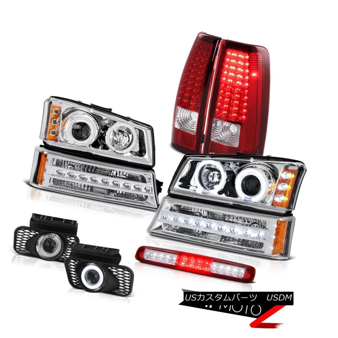 テールライト 2003-2006 Silverado 2500Hd High Stop Light Fog Lights Turn Signal Headlamps Tail 2003-2006 Silverado 2500Hdハイストップライトフォグライトターンシグナルヘッドランプテール 【並行輸入品】