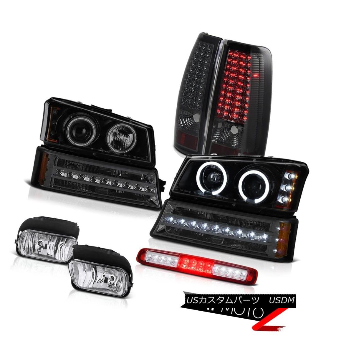 テールライト 03-06 Chevy Silverado 1500 Fog Lamps 3RD Brake Lamp Bumper Headlamps Tail Lamps 03-06 Chevy Silverado 1500フォグランプ3RDブレーキランプバンパーヘッドランプテールランプ 【並行輸入品】