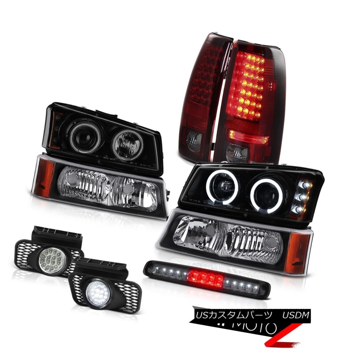 テールライト 03-06 Silverado Black Bumper Light Third Brake Foglamps Headlamps Tail Lights 03-06 Silverado BlackバンパーライトThird Brake Foglampsヘッドライトテールライト 【並行輸入品】 88,633円