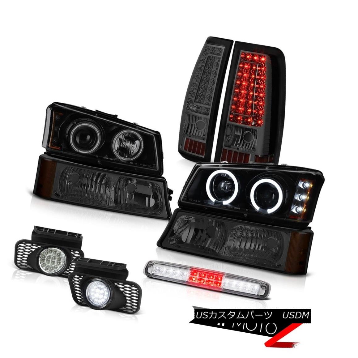 テールライト 03-06 Silverado Chrome 3RD Brake Light Fog Lights Rear Lamps Parking Headlamps 03-06 Silverado Chrome 3RDブレーキライトフォグライトリア・ランプパーキング・ヘッドランプ 【並行輸入品】