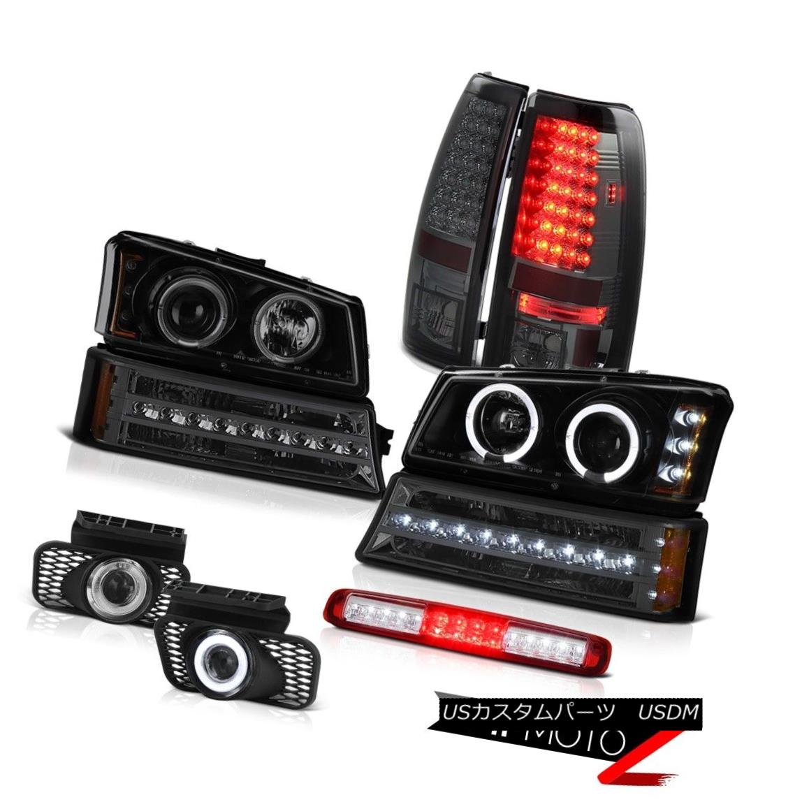 テールライト 03-06 Silverado Red Third Brake Lamp Fog Lamps Parking Headlights Taillamps LED 03-06シルバラードレッド第3ブレーキランプフォグランプパーキングヘッドライトタイルランプ 【並行輸入品】｜カスタムパーツ WORLD倉庫