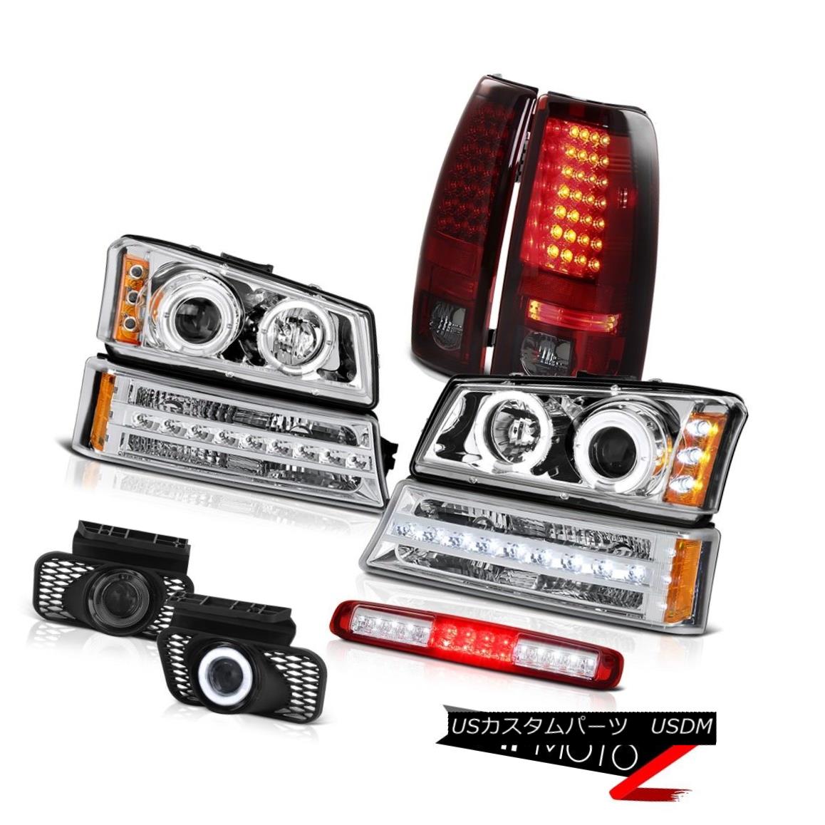 テールライト 03-06 Chevy Silverado Roof Brake Light Foglamps Parking Headlights Rear Lights 03-06 Chevy Silveradoルーフブレーキライトフォグランプパーキングヘッドライトリアライト 【並行輸入品】