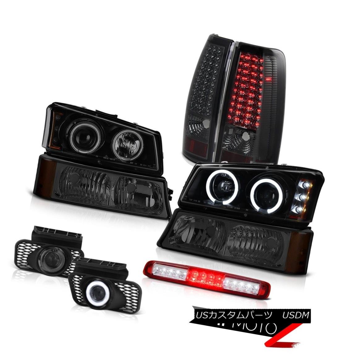 テールライト 03-06 Silverado Bumper Lamp Third Brake Light Foglights Headlights Tail Lamps 03-06シルバラードバンパーランプ第3ブレーキライトフォグライトヘッドライトテールランプ 【並行輸入品】