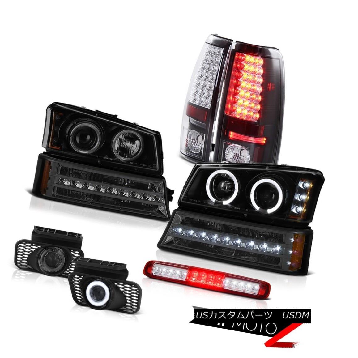 テールライト 03-06 Silverado Third Brake Light Smoked Foglamps Bumper Headlights Tail Lights 03-06 Silverado第3ブレーキライトスモークフォグランプバンパーヘッドライトテールライト 【並行輸入品】｜カスタムパーツ WORLD倉庫