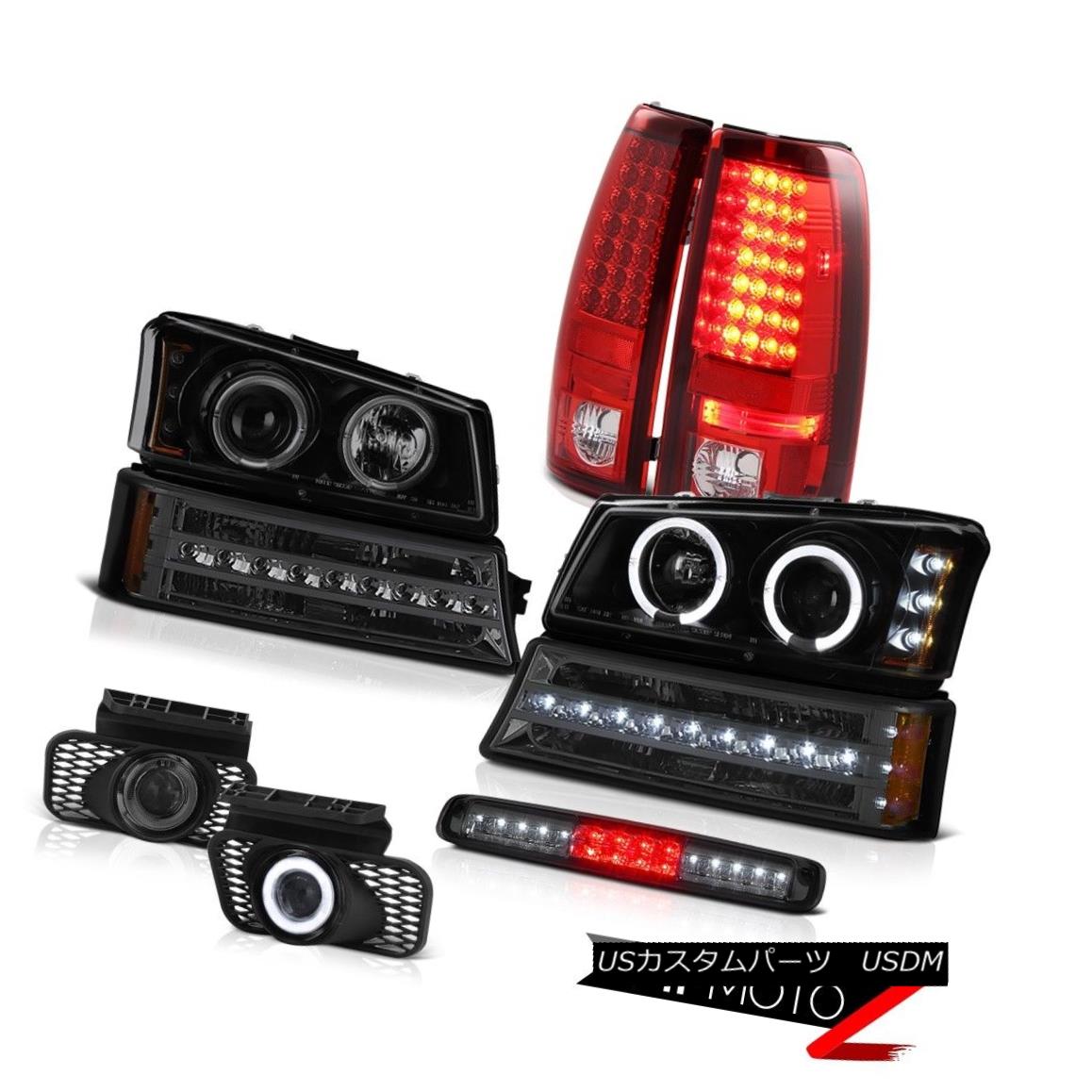テールライト 03-06 Silverado Smoked 3RD Brake Light Foglights Signal Headlights Taillights 03-06シルバラードスモーク3RDブレーキライトフォグライト信号ヘッドライトテールライト 【並行輸入品】｜カスタムパーツ WORLD倉庫