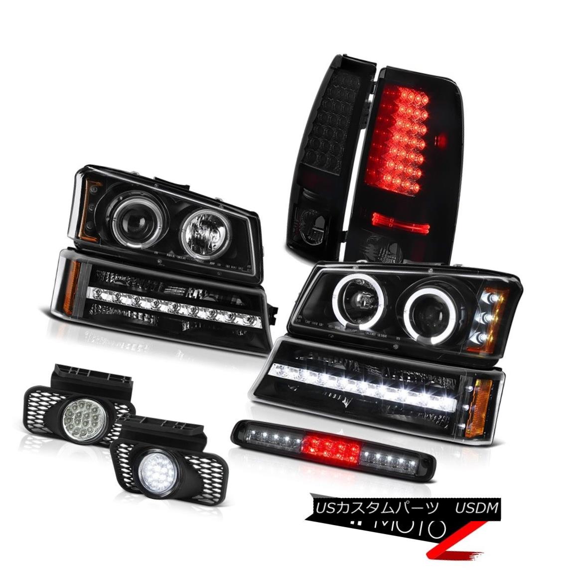 テールライト 03-06 Silverado Roof Cab Light Chrome Foglamps Parking Headlamps Taillights SMD 03-06 Silveradoルーフキャブライトクロームフォグランプパーキングヘッドランプ灯台SMD 【並行輸入品】|カスタムパーツ WORLD倉庫