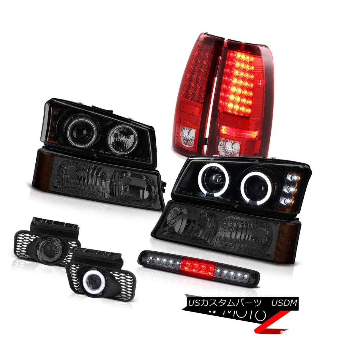 テールライト 03-06 Silverado Bumper Lamp Roof Brake Foglights Headlamps Red Tail Lights SMD 03-06シルバラードバンパーランプルーフブレーキフォグライトヘッドランプレッドテールライトSMD 【並行輸入品】|カスタムパーツ WORLD倉庫