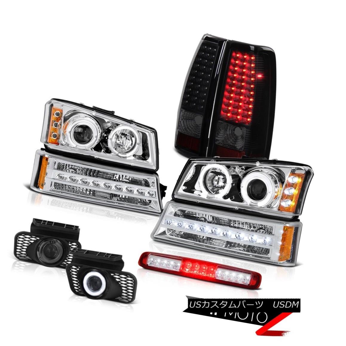 テールライト 03-06 Silverado 1500 3RD Brake Light Fog Lights Parking Lamp Tail Headlamps SMD 03-06 Silverado 1500 3RDブレーキライトフォグライトパーキングランプテールヘッドランプSMD 【並行輸入品】