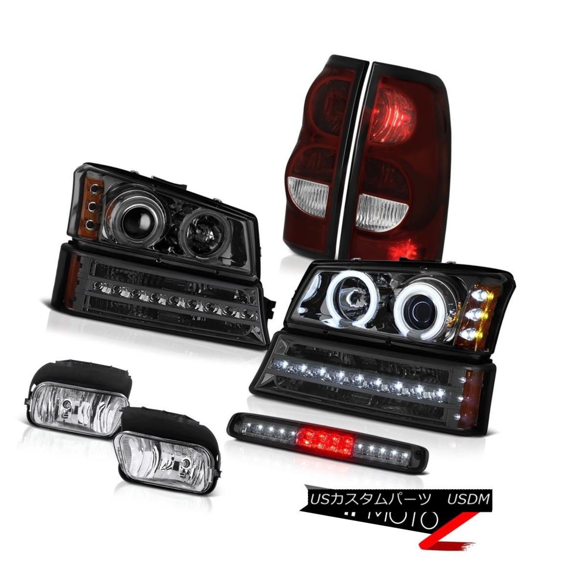 テールライト 2003-2006 Silverado Smokey 3RD Brake Lamp Fog Lamps Tail Lights Bumper Headlamps 2003-2006 Silverado Smokey 3RDブレーキランプフォグランプテールライトバンパーヘッドランプ 【並行輸入品】