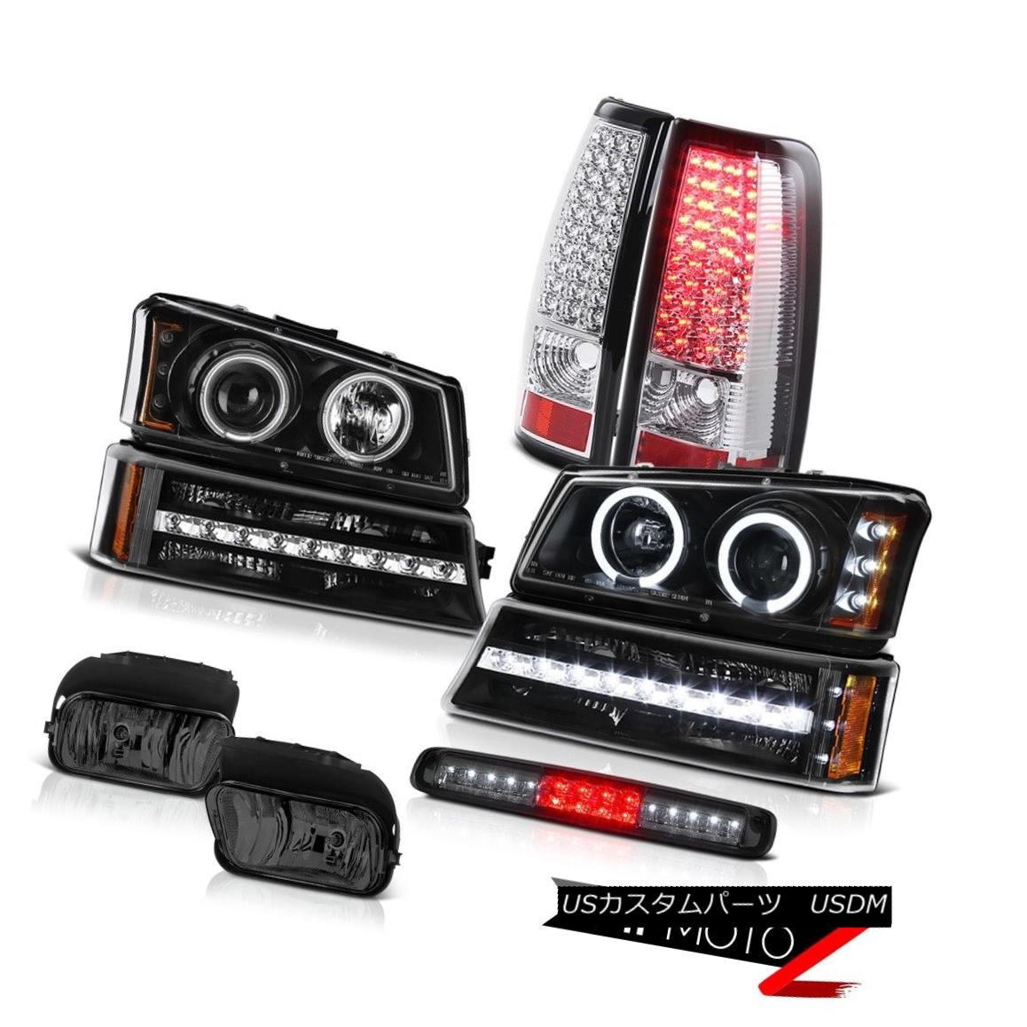 テールライト 2003-2006 Silverado Fog Lights 3RD Brake Lamp Bumper Headlamps Chrome Taillamps 2003-2006シルバラードフォグライト3RDブレーキランプバンパーヘッドランプクロームタイルランプ 【並行輸入品】