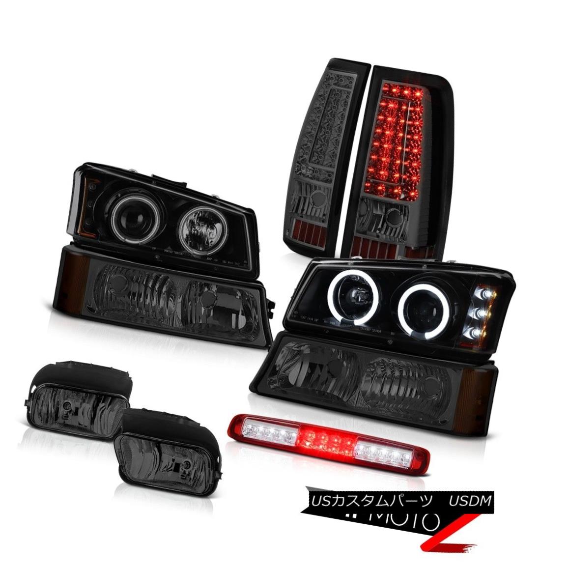 テールライト 2003-2006 Silverado 1500 Roof Cab Lamp Smoked Fog Lamps Tail Signal Headlamps 2003-2006シルバラード1500ルーフキャブ・ランプスモーク・フォグ・ランプテール・シグナル・ヘッドランプ 【並行輸入品】