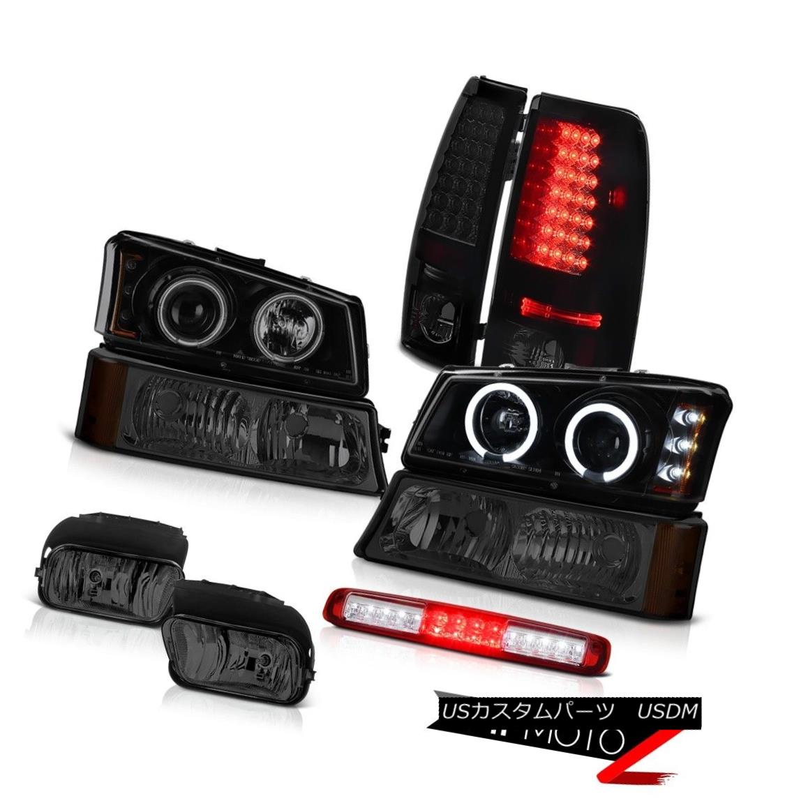 テールライト 03-06 Silverado Smokey Foglamps Signal Light Red Roof Brake Headlights Taillamps 03-06 Silveradoスモークフォグランプシグナルライトレッドルーフブレーキヘッドライトテールランプ 【並行輸入品】｜カスタムパーツ WORLD倉庫