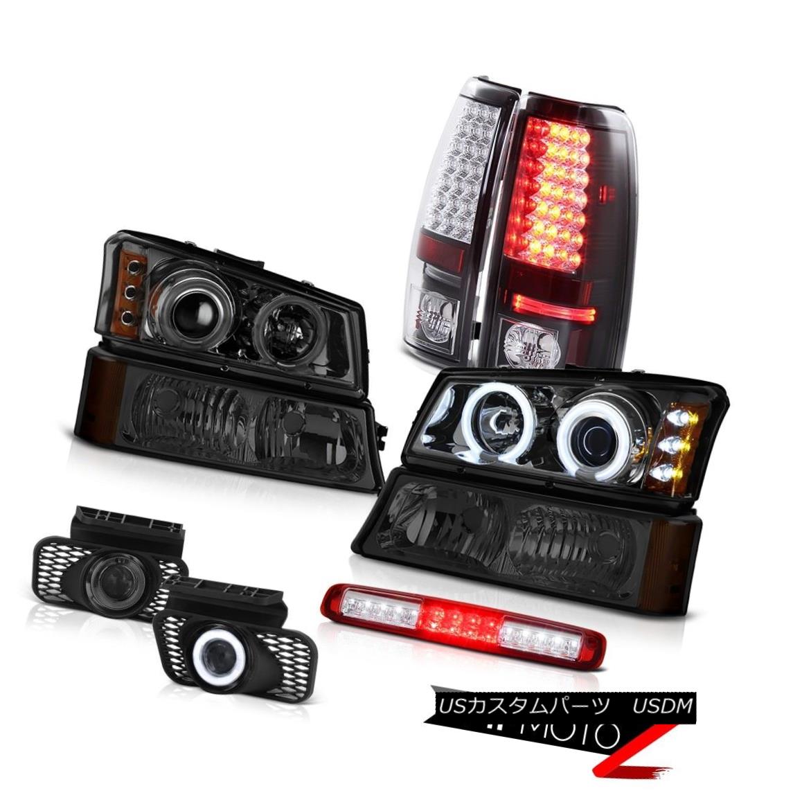 テールライト 03-06 Silverado Smoked Signal Light Roof Brake Fog Lamps Headlights Tail Lamps 03-06 Silveradoスモークシグナルライトルーフブレーキフォグランプヘッドライトテールランプ 【並行輸入品】