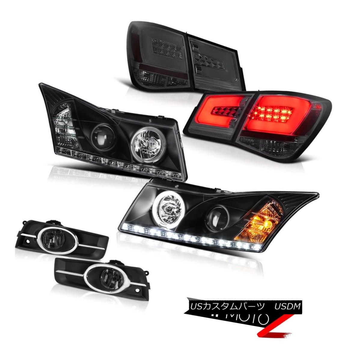 テールライト 11-15 Chevy Cruze Eco Smoke Fog Lights Tail Brake Lamps Headlamps SMD Dual Halo 11-15シボレークルーズエコ煙フォグライトテールブレーキランプヘッドランプSMDデュアルヘイロー 【並行輸入品】