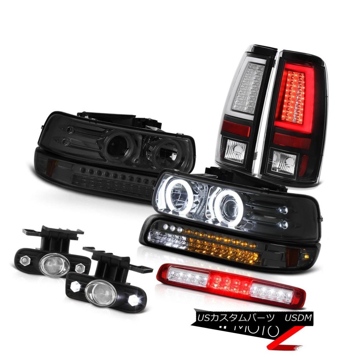 テールライト 99-02 Silverado 1500 Taillights Turn Signal Headlamps Third Brake Lamp Fog Lamps 99-02 Silverado 1500ターンライトターンシグナルヘッドランプ第3ブレーキランプフォグランプ 【並行輸入品】