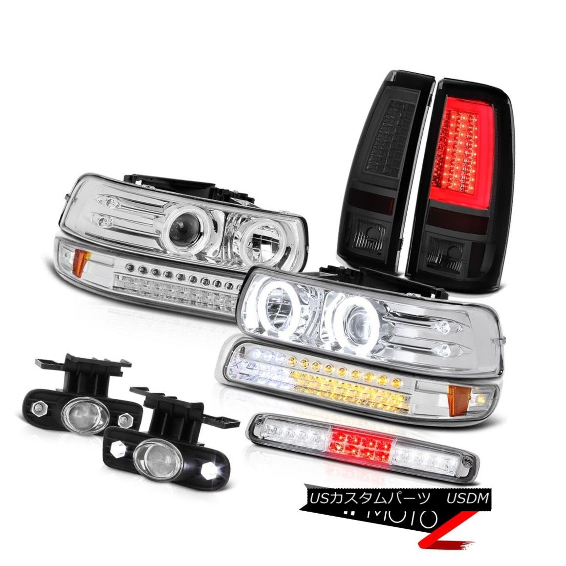 テールライト 99-02 Chevy Silverado Tail Lamps Signal Light Headlights 3rd Brake Lamp Foglamps 99-02シボレーシルバラードテールランプ信号ライトヘッドライト第3ブレーキランプフォグランプ 【並行輸入品】