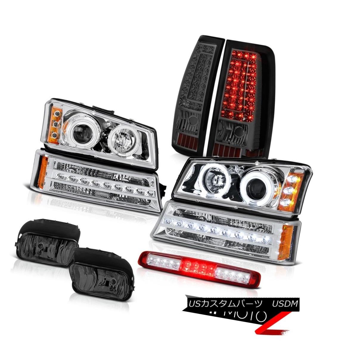 テールライト 03-06 Silverado Red Clear Roof Cargo Lamp Fog Lamps Tail Bumper Headlights LED 03-06 Silverado Red Clear Roof Cargo LampフォグランプテールバンパーヘッドライトLED 【並行輸入品】