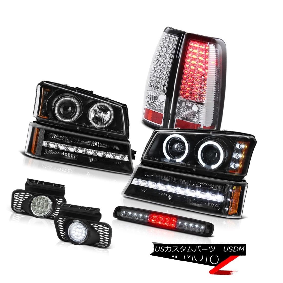テールライト 03-06 Silverado Third Brake Light Chrome Fog Lights Bumper Lamp Headlights Tail 03-06 Silverado第3ブレーキライトクロームフォグライトバンパーランプヘッドライトテール 【並行輸入品】