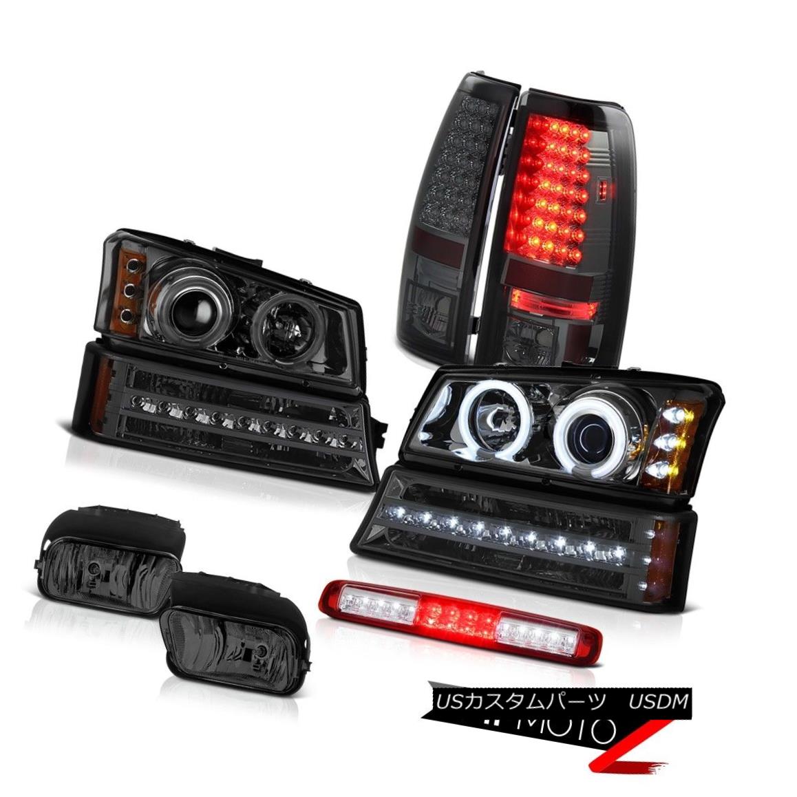 テールライト 03-06 Silverado Fog Lamps Wine Red Roof Cab Light Parking Headlamps Brake Lights 03-06 Silveradoフォグランプワインレッドルーフキャブライトパーキングヘッドランプブレーキライト 【並行輸入品】
