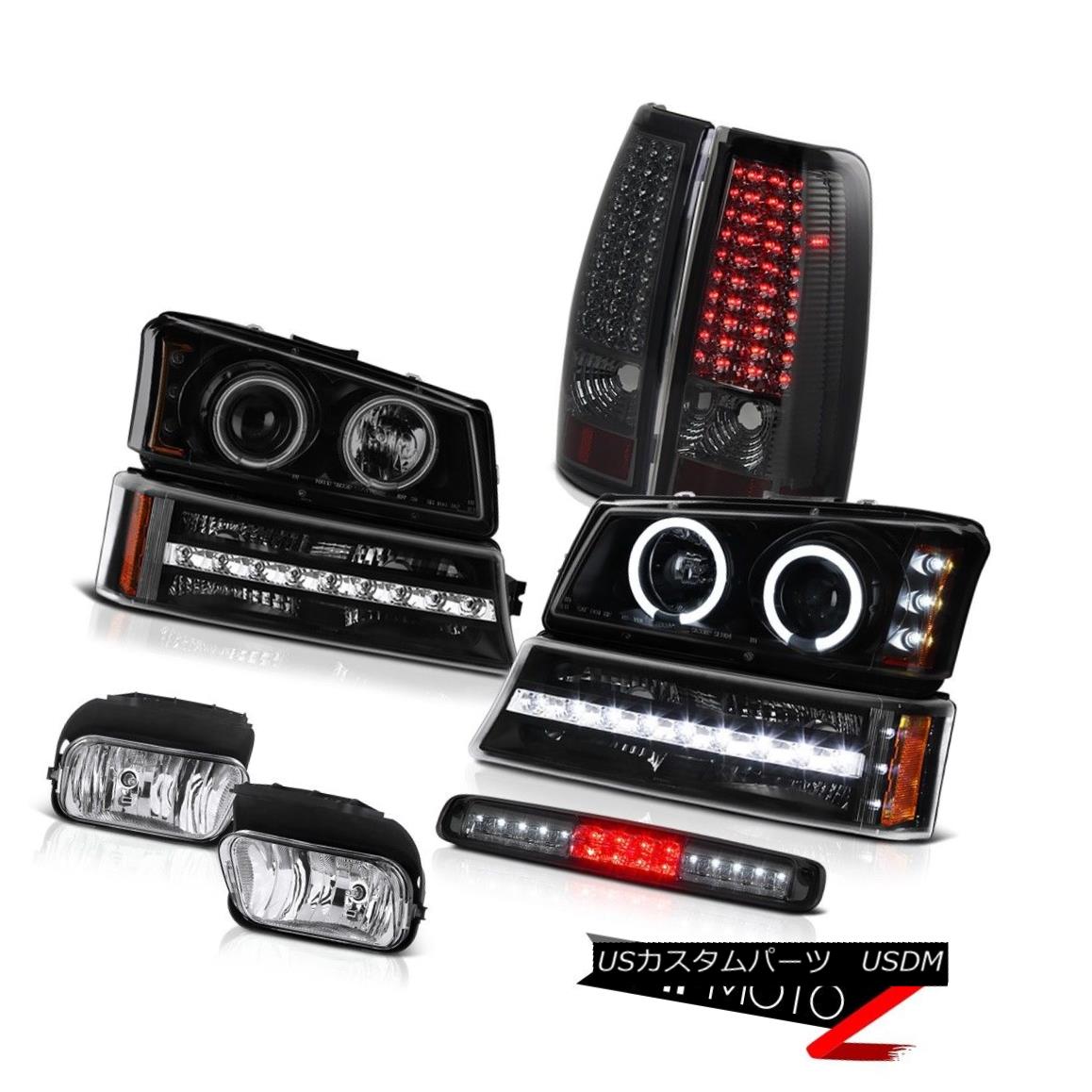 テールライト 03-06 Silverado 1500 Fog Lamps Smokey High Stop Lamp Signal Light Headlamps Tail 03-06 Silverado 1500フォグランプスモーキーハイストップランプシグナルライトヘッドランプテール 【並行輸入品】