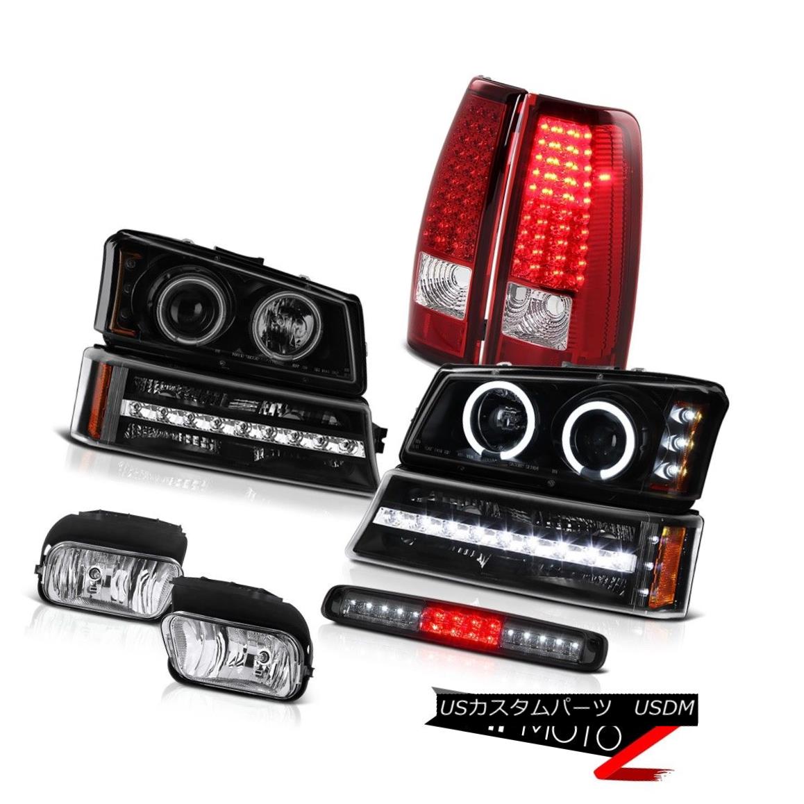 テールライト 2003-2006 Silverado Fog Lights Third Brake Light Signal Headlamps Red Tail Lamps 2003-2006シルヴァーラドフォグライト第3ブレーキライトシグナルヘッドランプレッドテールランプ 【並行輸入品】｜カスタムパーツ WORLD倉庫