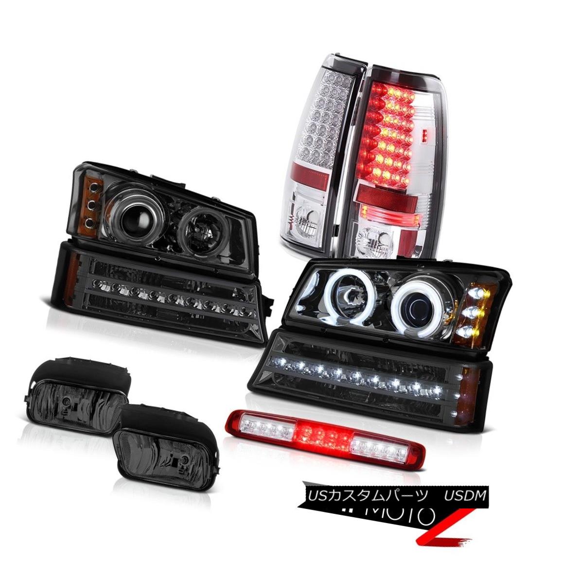 テールライト 03 04 05 06 Silverado Foglamps Roof Brake Lamp Parking Headlamps Tail Lamps SMD 03 04 05 06 Silverado Foglamps屋根用ブレーキランプパーキングヘッドランプテールランプSMD 【並行輸入品】