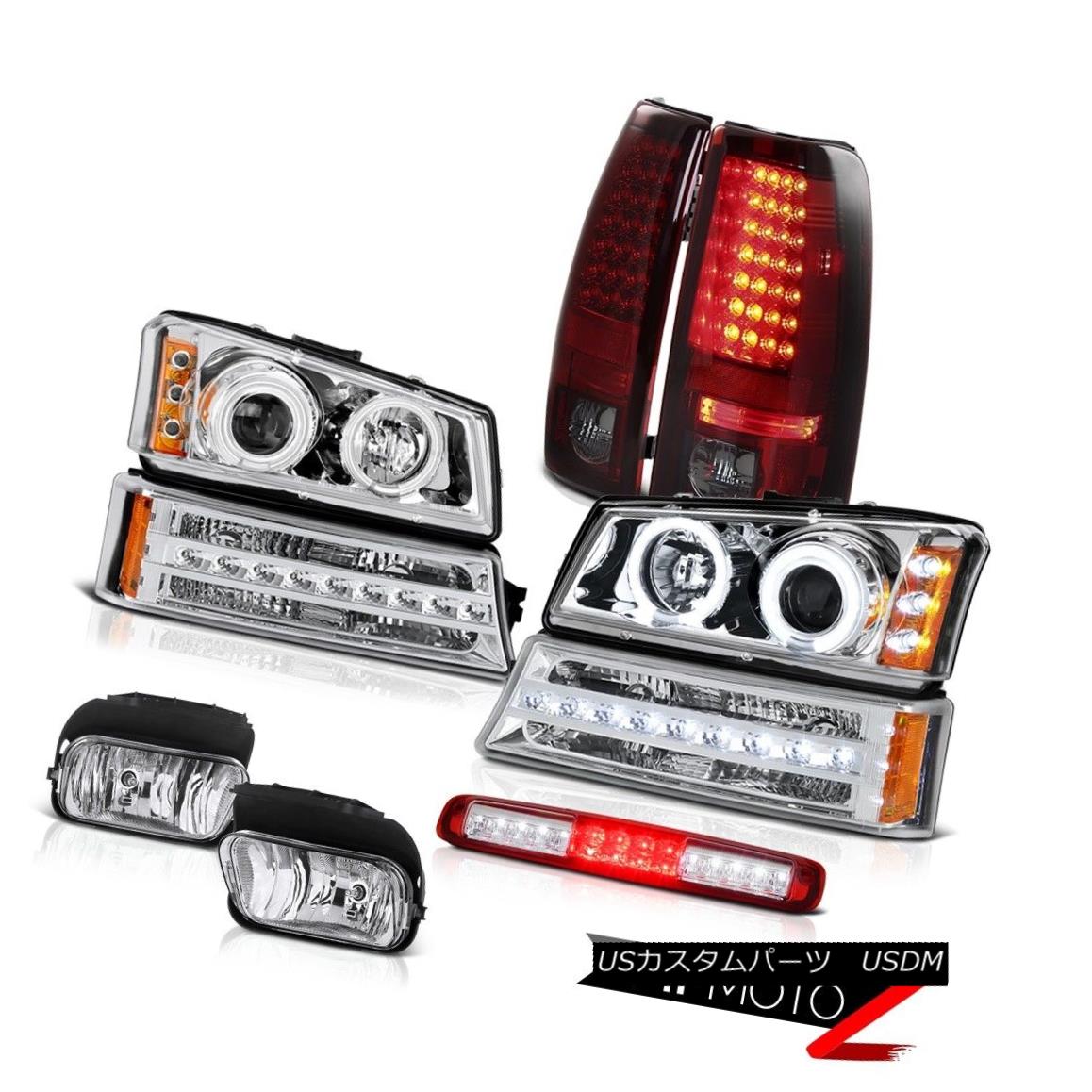 テールライト 03 04 05 06 Silverado Foglights Roof Brake Lamp Parking Light Headlamps Lights 03 04 05 06 Silverado Foglightsルーフブレーキランプパーキングライトヘッドランプ 【並行輸入品】