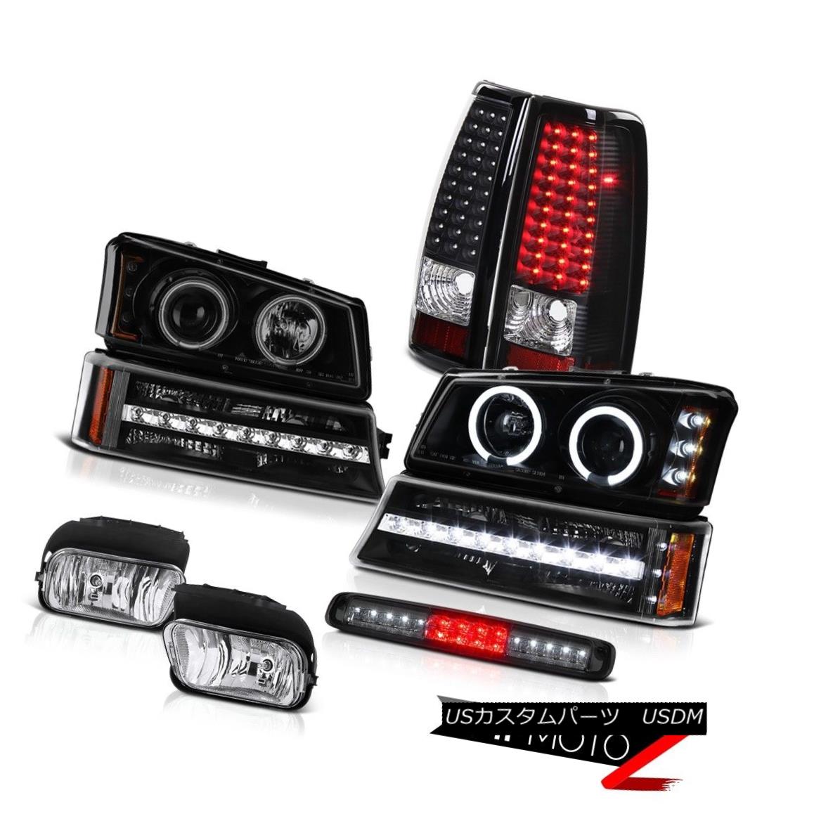 テールライト 03-06 Silverado Foglights Smoked Third Brake Light Bumper Headlights Rear Lamps 03-06 Silverado Foglightsスモークサードブレーキライトバンパーヘッドライトリア・ランプ 【並行輸入品】