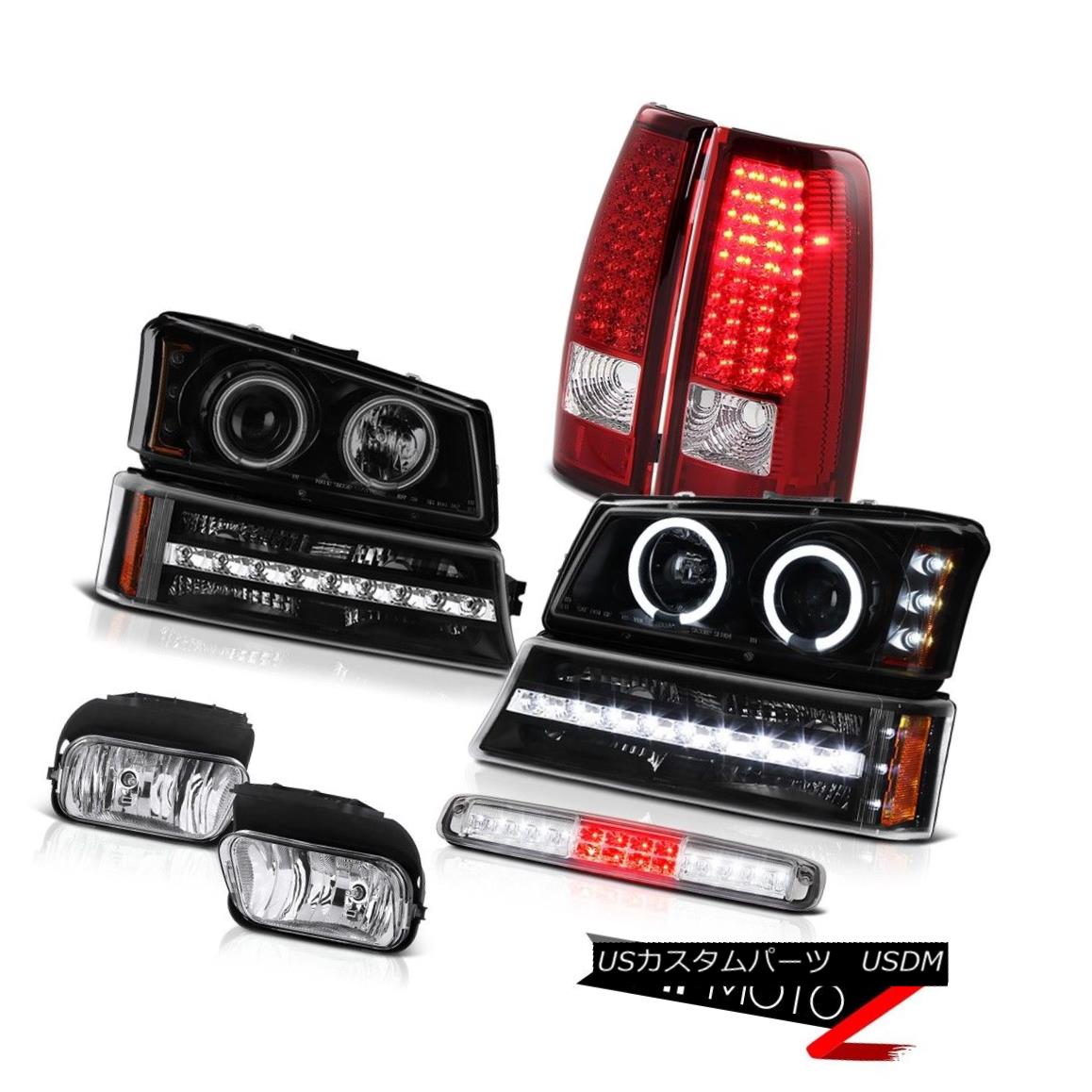 テールライト 2003-2006 Silverado Foglamps Roof Cab Lamp Turn Signal Headlamps Taillamps LED 2003-2006シルバラードフォグランプルーフキャブランプターンシグナルヘッドランプタイルランプ 【並行輸入品】