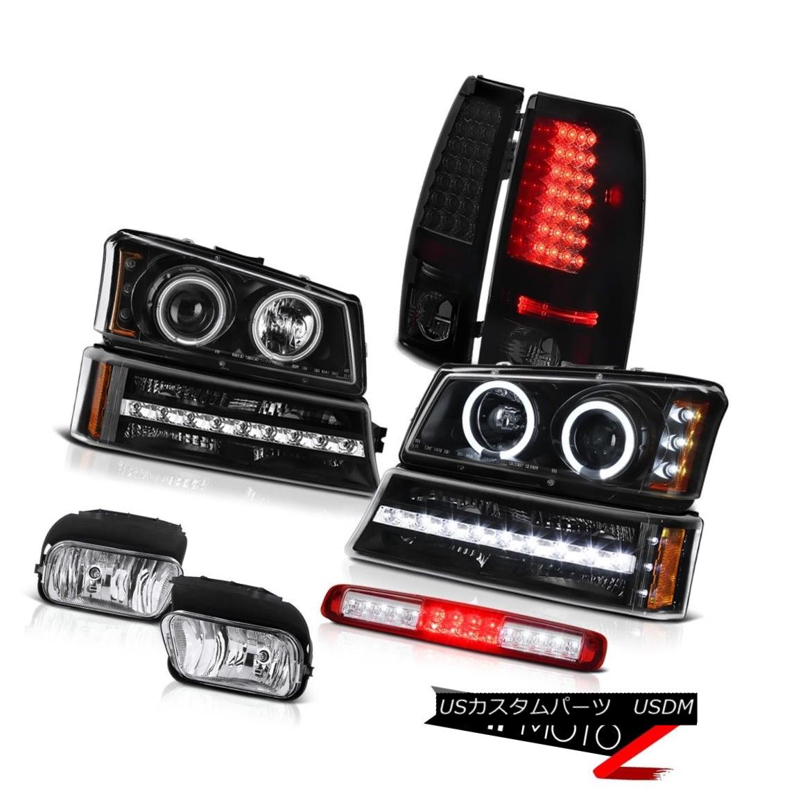 テールライト 2003-2006 Silverado Foglamps Roof Brake Lamp Black Bumper Headlights Rear Lights 2003-2006 Silverado Foglamps屋根用ブレーキランプブラックバンパーヘッドライトリアライト 【並行輸入品】