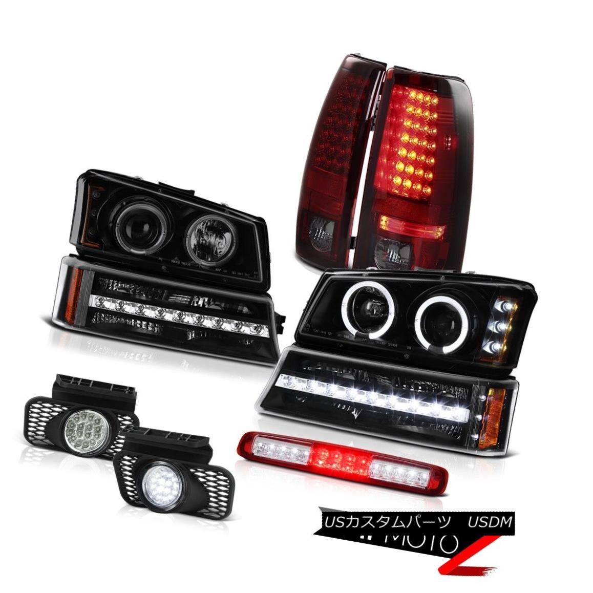 テールライト 03 06 Silverado 1500 Red 3rd Brake Light Foglights Signal Headlights Tail Lamps 03 06 Silverado 1500コンミュニズム3rdブレーキライトフォグライトマークヘッドライトテールランプ Vintageworksbikes Com