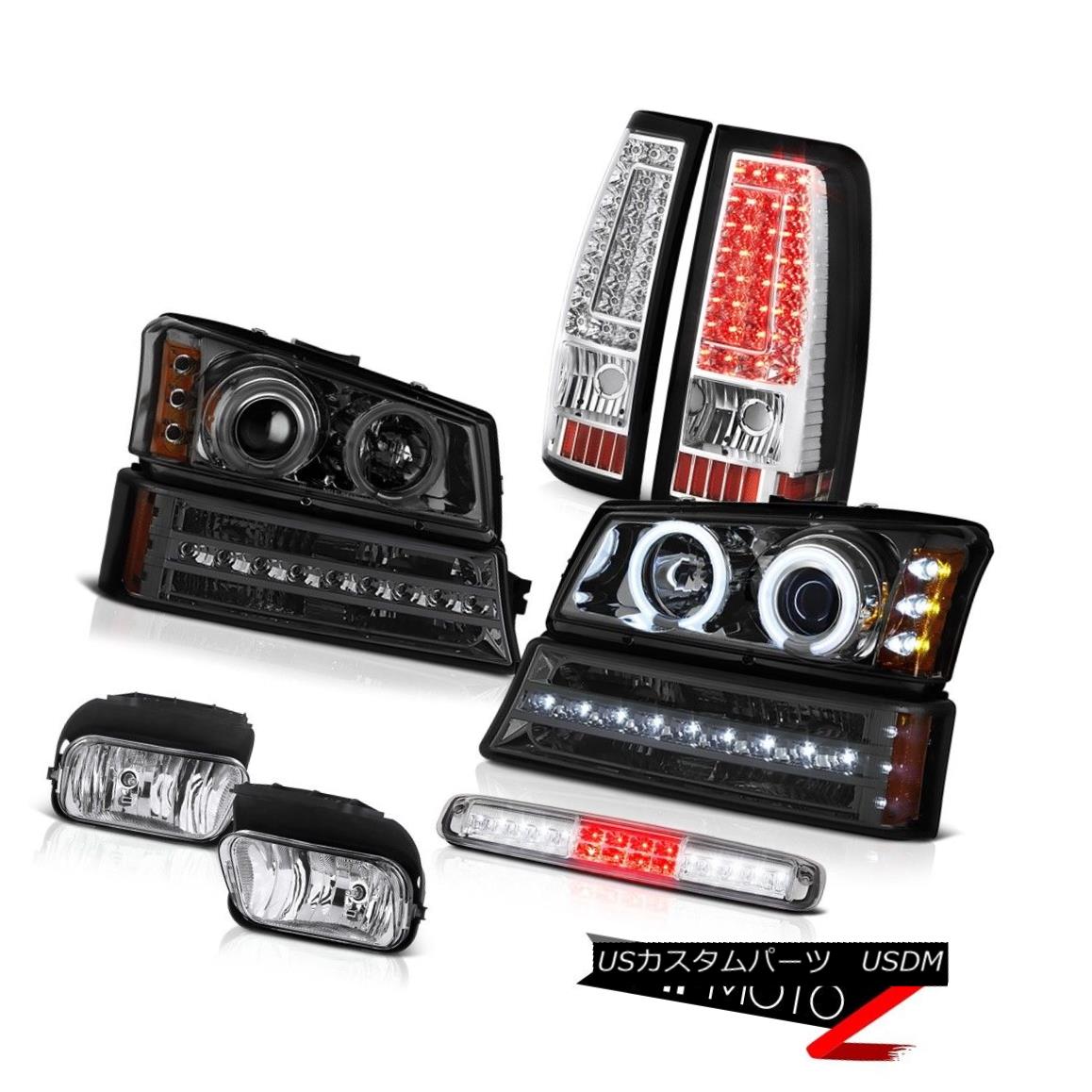 テールライト 2003-2006 Silverado 3500Hd 3RD Brake Lamp Fog Lamps Tail Smoked Signal Headlamps 2003-2006シルバラード3500Hd 3RDブレーキランプフォグランプテールスモークシグナルヘッドランプ 【並行輸入品】