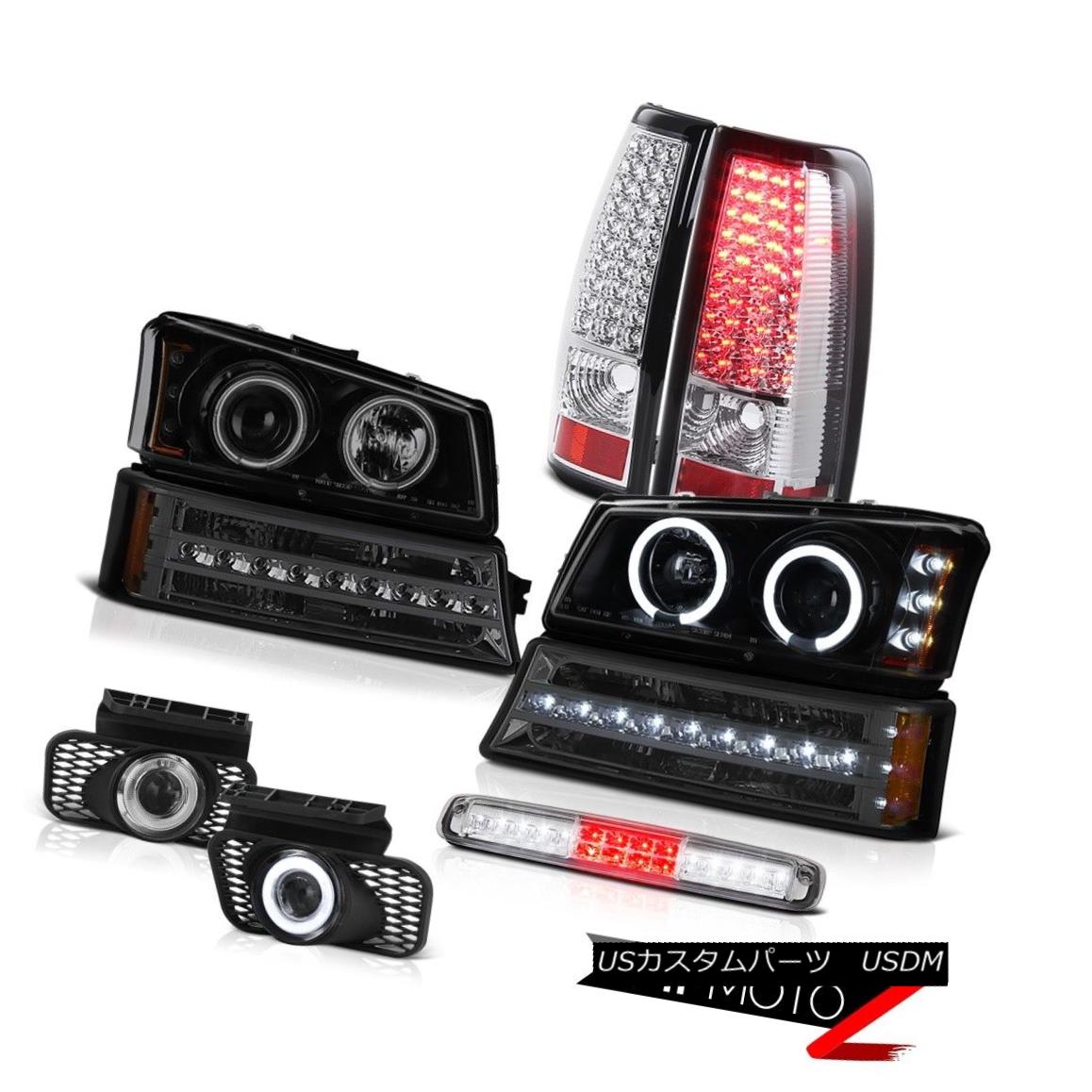 テールライト 2003-2006 Silverado Chrome 3RD Brake Light Fog Lights Bumper Headlamps Taillamps 2003-2006 Silverado Chrome 3RDブレーキライトフォグライトバンパーヘッドランプタイルランプ 【並行輸入品】