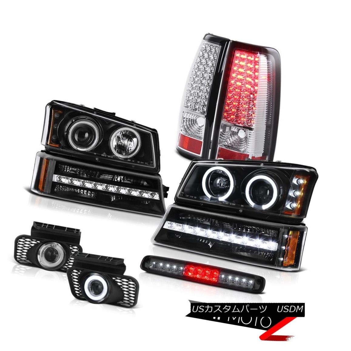 テールライト 03-06 Silverado Smoked High Stop Light Fog Lights Bumper Headlights Tail Lights 03-06 Silveradoスモークストップライトフォグライトバンパーヘッドライトテールライト 【並行輸入品】