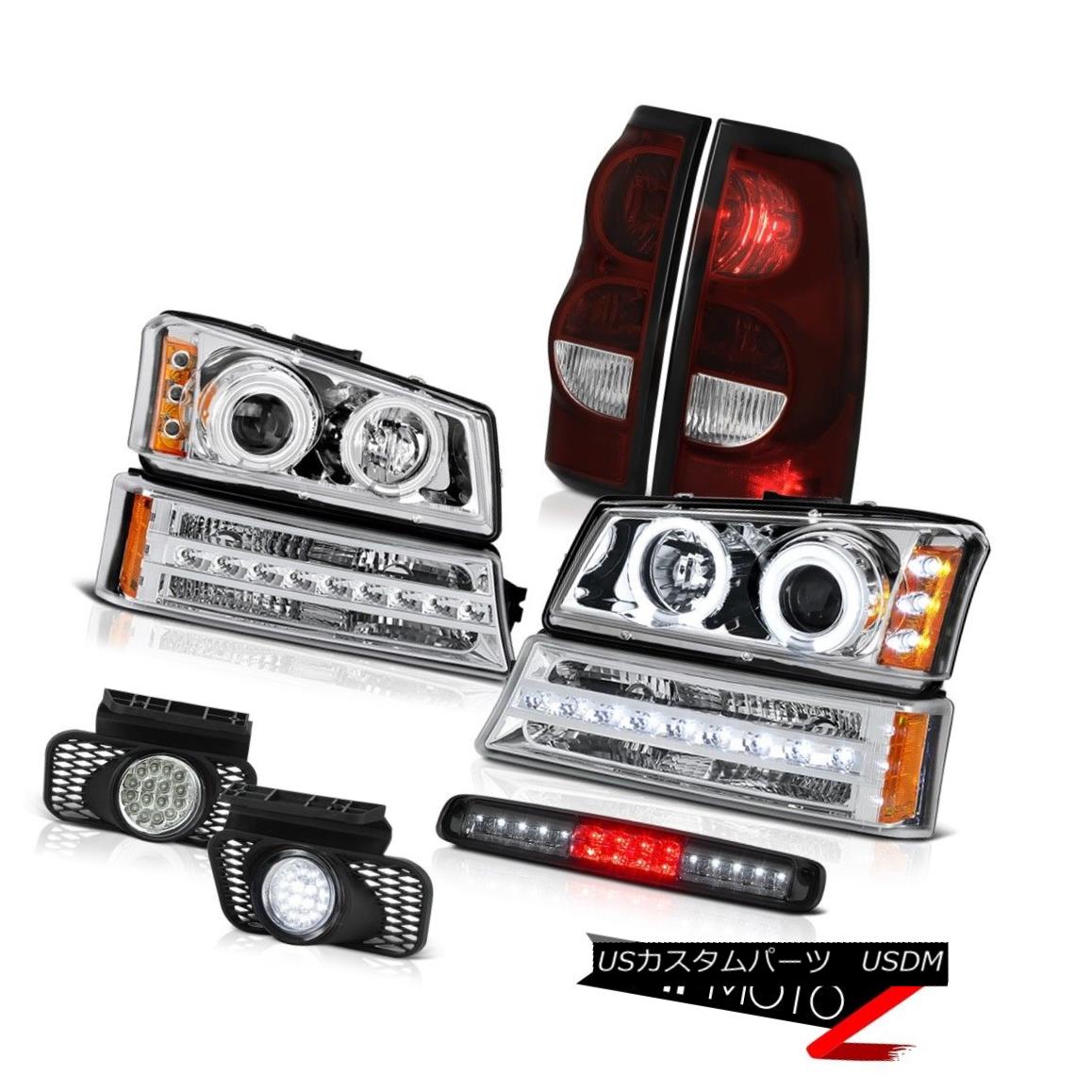 テールライト 2003-2006 Silverado 1500 Third Brake Lamp Foglamps Tail Lights Bumper Headlamps 2003-2006 Silverado 1500第3ブレーキランプフォグランプテールライトバンパーヘッドランプ 【並行輸入品】