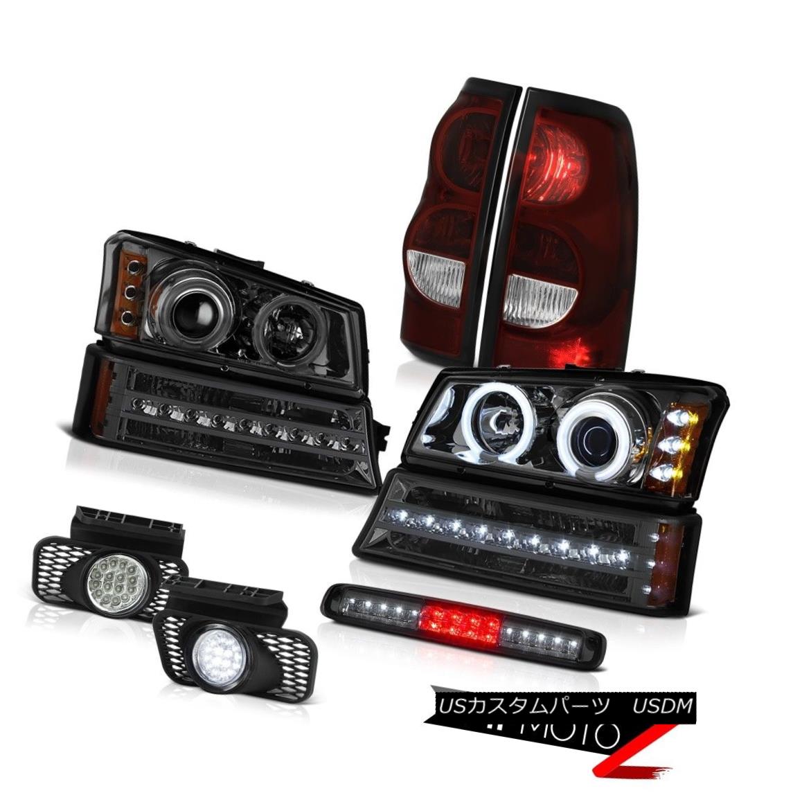 テールライト 2003-2006 Silverado 1500 Roof Brake Light Fog Lamps Rear Parking Light Headlamps 2003-2006 Silverado 1500屋根用ブレーキライトフォグランプリアパーキングライトヘッドランプ 【並行輸入品】｜カスタムパーツ WORLD倉庫