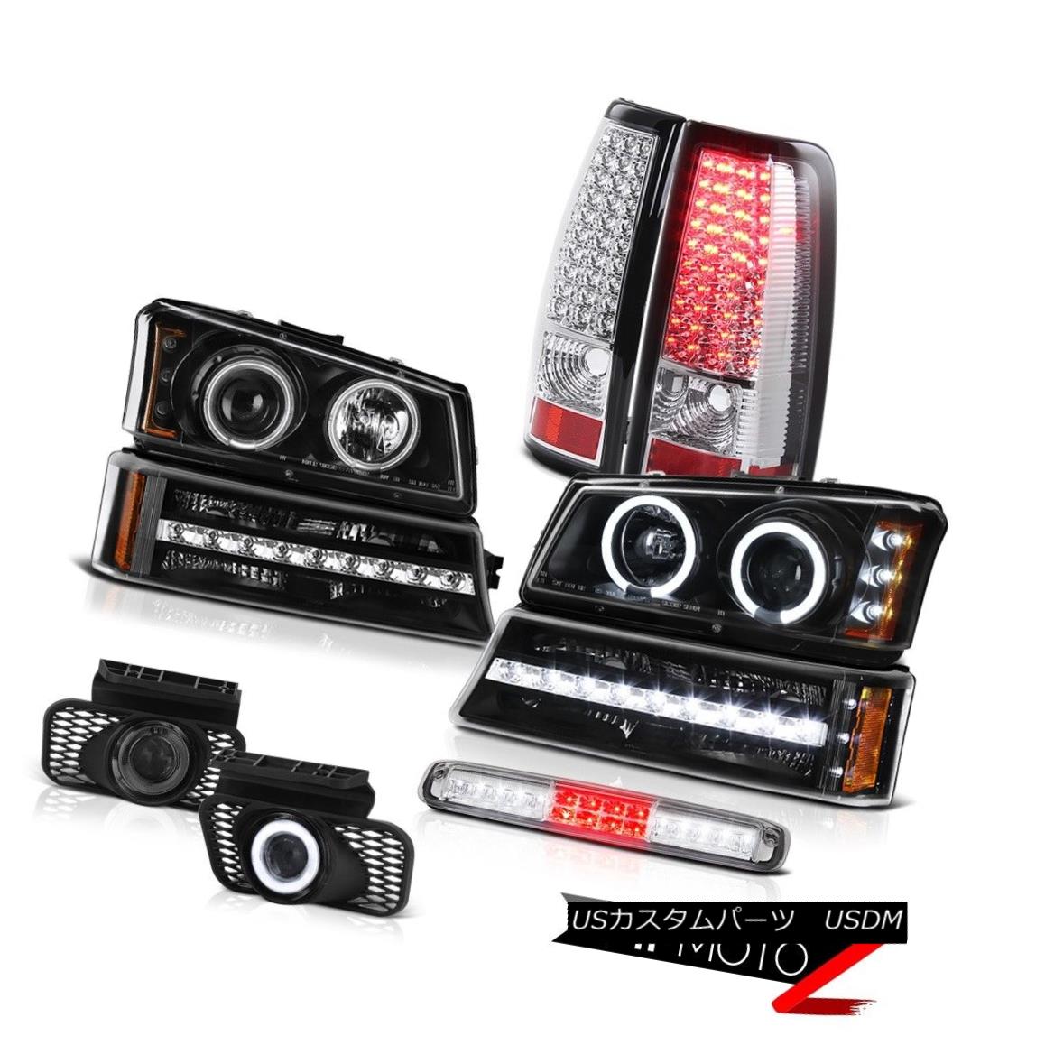 テールライト 03-06 Silverado Chrome Third Brake Lamp Foglamps Turn Signal Headlamps Taillamps 03-06 Silverado Chrome第3ブレーキランプフォグランプターンシグナルヘッドランプタイルランプ 【並行輸入品】