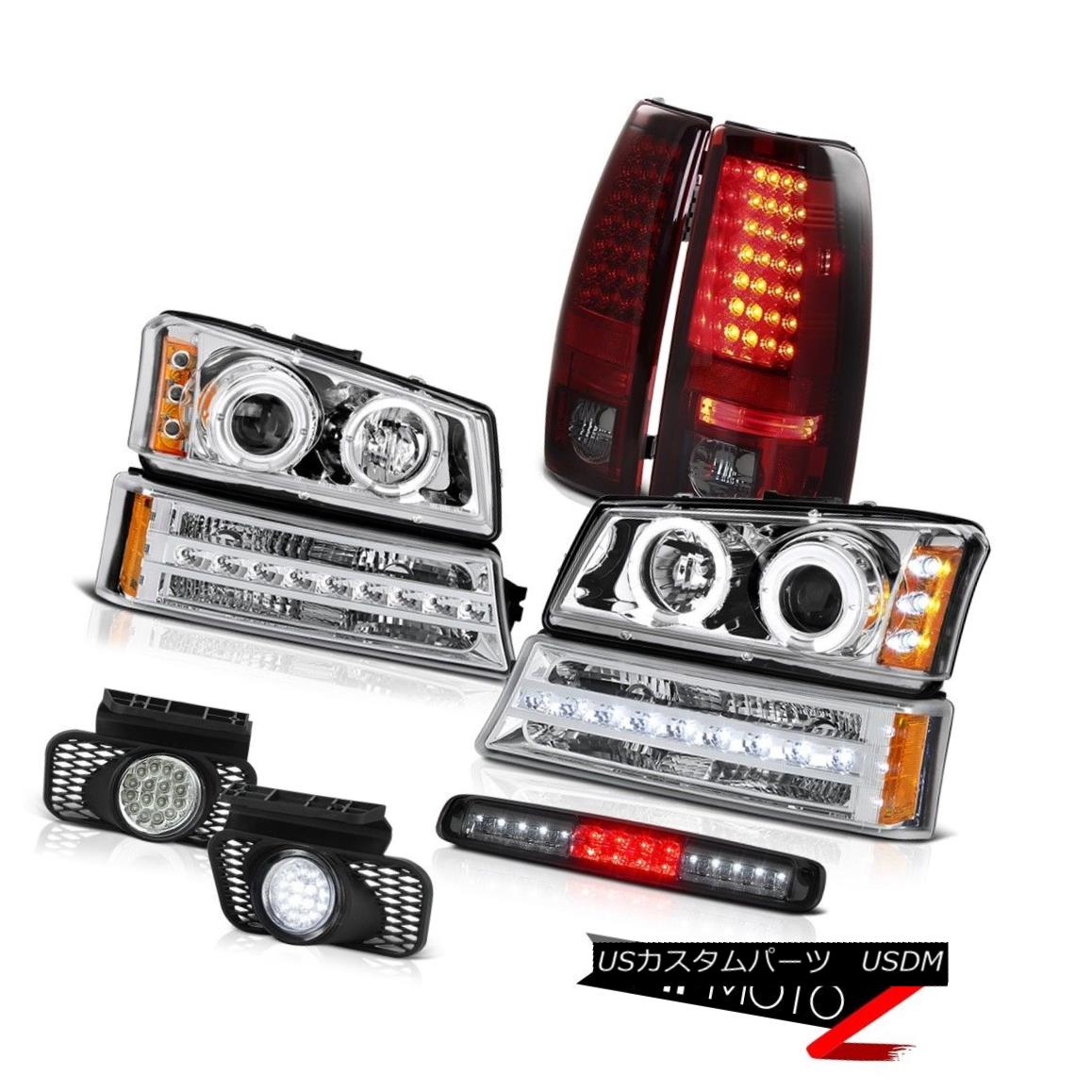 テールライト 03-06 Silverado 3500Hd 3RD Brake Light Foglights Parking Headlights Tail Lamps 03-06 Silverado 3500Hd 3RDブレーキライトフォグライトパーキングヘッドライトテールランプ 【並行輸入品】