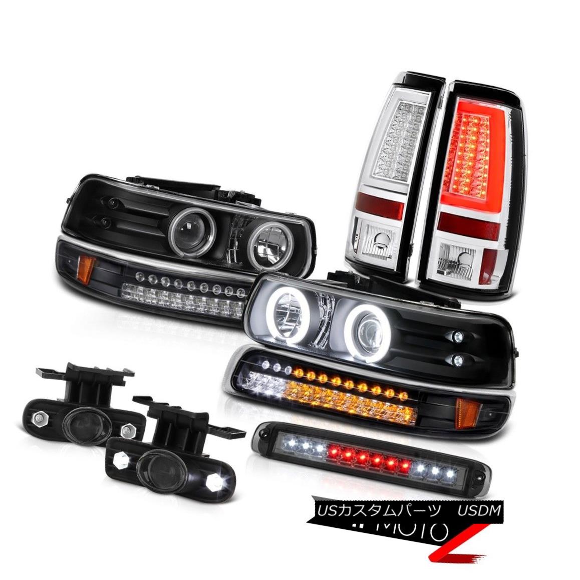 テールライト 99-02 Silverado LTZ Taillamps 3rd Brake Lamp Foglamps Bumper Headlamps CCFL Rim 99-02 Silverado LTZ Taillamps第3ブレーキランプフォグランプバンパーヘッドランプCCFLリム 【並行輸入品】 85,971円