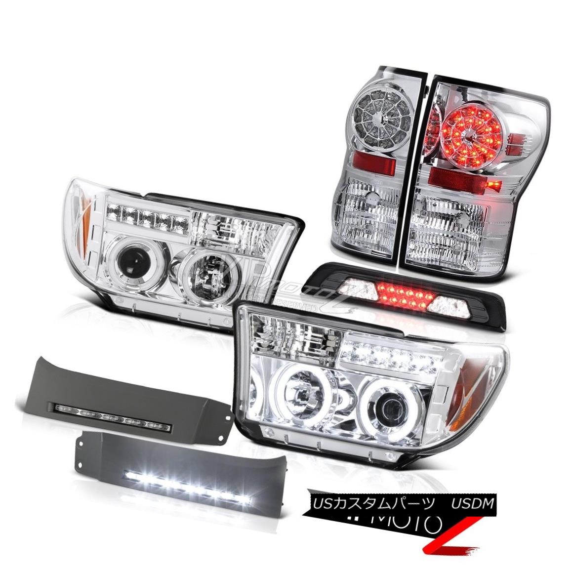 テールライト 07-13 Toyota Tundra Limited DRL Strip 3RD Brake Light Headlights Tail Lights LED 07-13 Toyota Tundra Limited DRLストリップ3RDブレーキライトヘッドライトテールライトLED 【並行輸入品】